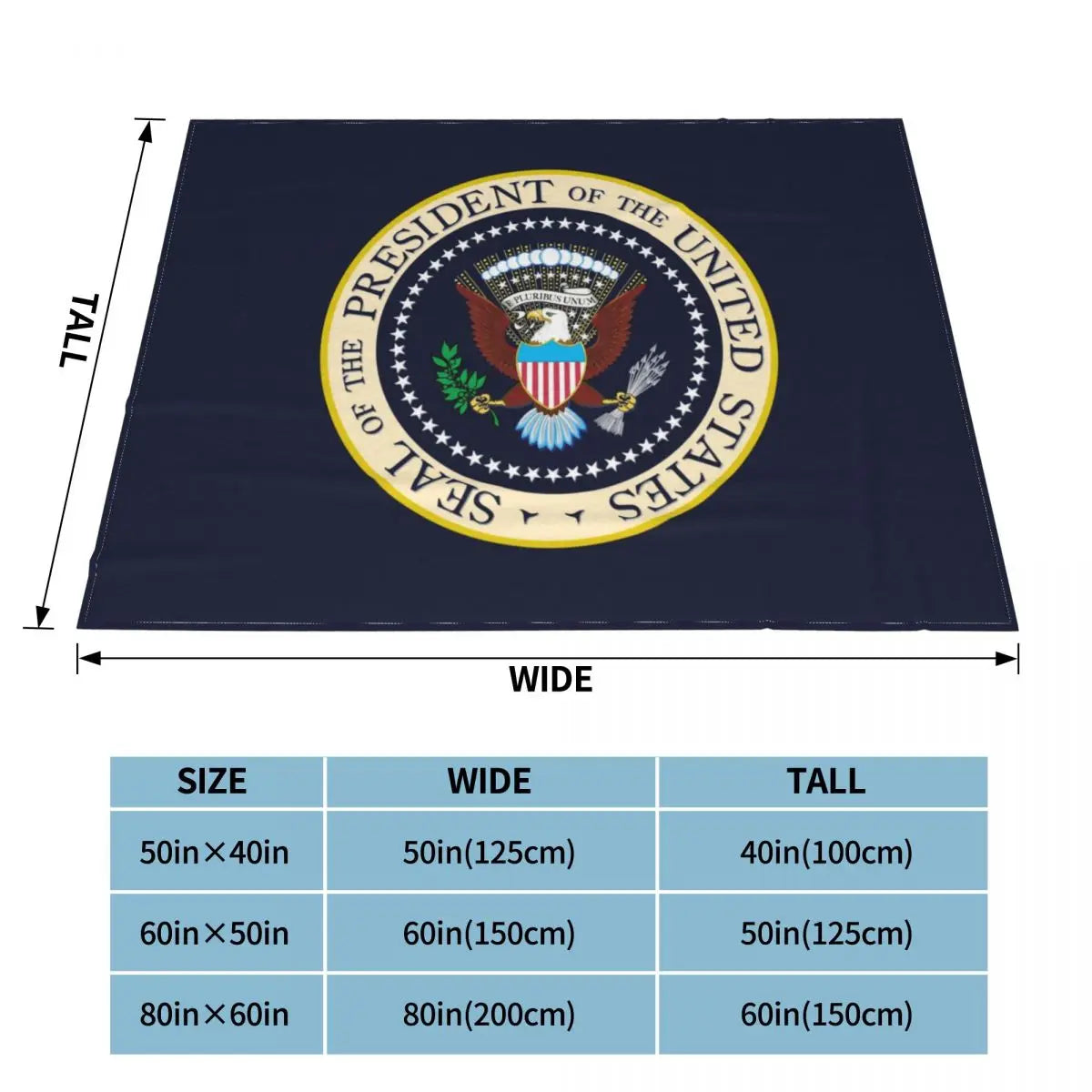 PRESIDENTIAL SEAL BLANKET